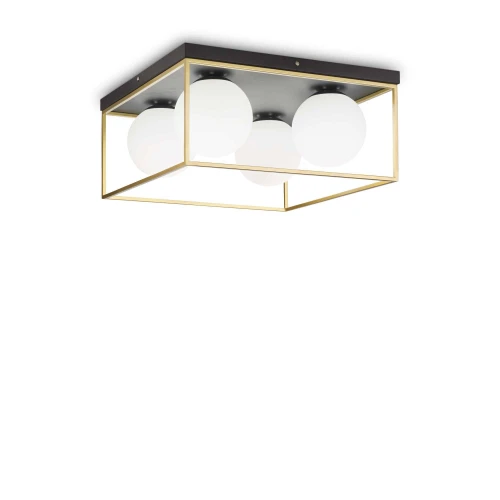 Plafon LINGOTTO PL4 czarny 4xE14 szer.45.5cm