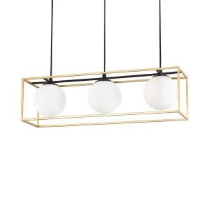 Lampa wisząca Ideal Lux LINGOTTO SP3 czarna 3xE14 wys.34.5cm