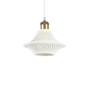Lampa wisząca Ideal Lux LUGANO SP1 D21 biała 1xE27 wys.24cm