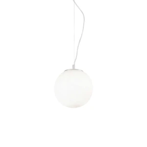 Lampa wisząca Ideal Lux MAPA SP1 D20 biała 1xE27 wys.26cm
