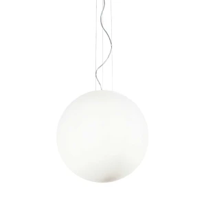 Lampa wisząca Ideal Lux MAPA SP1 D50 biała 1xE27 wys.56cm