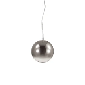 Lampa wisząca Ideal Lux MAPA FADE SP1 D20 srebrna 1xE27 wys.26cm