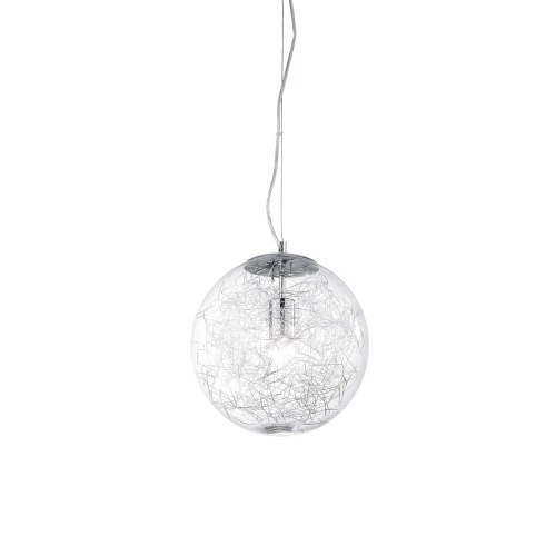 Lampa wisząca MAPA MAX SP1 D40 srebrna 1xE27 wys.46cm