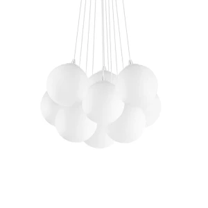 Lampa wisząca Ideal Lux MAPA PLUS SP11 biała 11xE14 wys.45cm