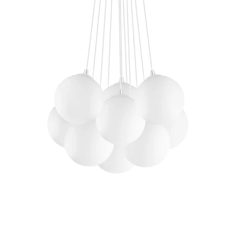 Lampa wisząca MAPA PLUS SP11 biała 11xE14 wys.45cm