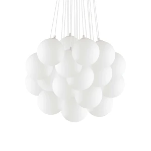 Lampa wisząca Ideal Lux MAPA PLUS SP22 biała 22xE14 wys.45cm