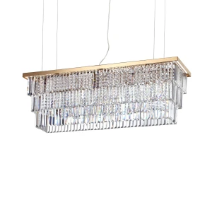 Lampa wisząca Ideal Lux MARTINEZ SP8 złota 8xE14 wys.70cm