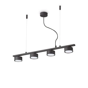 Lampa wisząca Ideal Lux MINOR LINEAR SP4 czarna 4xGX53 wys.10cm
