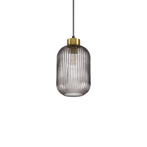 Lampa wisząca Ideal Lux MINT-1 SP1 FUME czarna 1xE27  wys.29.5cm