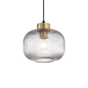 Lampa wisząca Ideal Lux MINT-2 SP1 FUME czarna 1xE27 wys.24.5cm