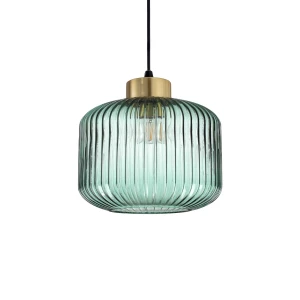 Lampa wisząca Ideal Lux MINT-2 SP1 VERDE czarna 1xE27 wys.24.5cm