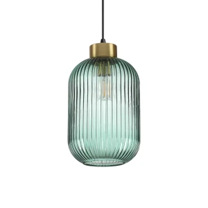 Lampa wisząca Ideal Lux MINT-3 SP1 VERDE czarna 1xE27 wys.36cm