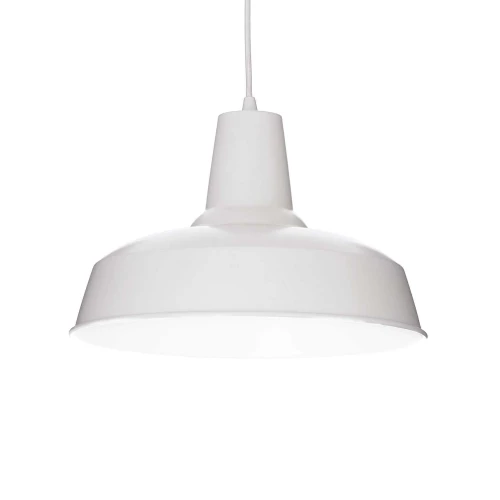Lampa wisząca MOBY SP1 biała 1xE27 wys.35cm