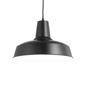 Lampa wisząca Ideal Lux MOBY SP1 czarna 1xE27 wys.35cm