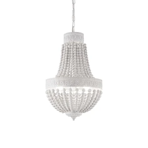 Lampa wisząca Ideal Lux MONET SP6 biała 6xE14 wys.110cm