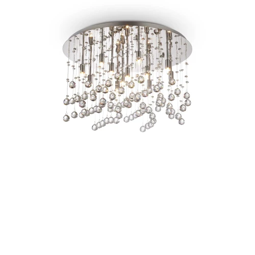 Plafon MOONLIGHT PL12 srebrny 12xG9 szer.60cm