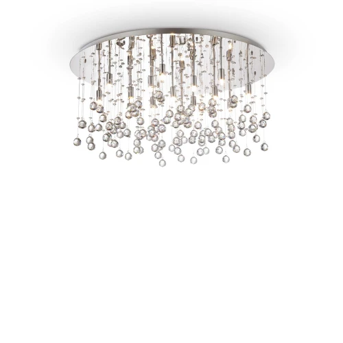 Plafon MOONLIGHT PL15 srebrny 15xG9 szer.80cm