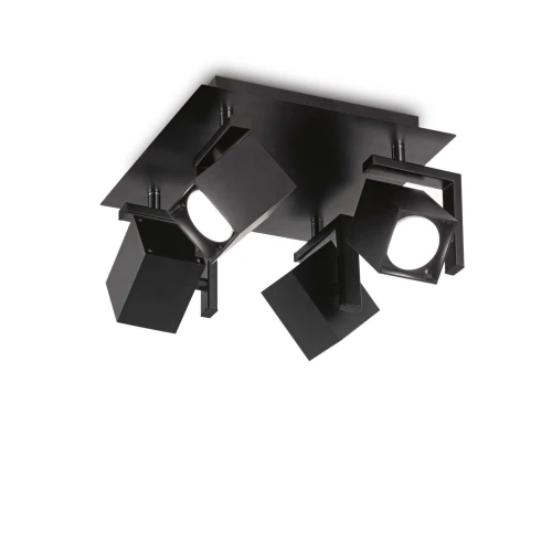 Plafon MOUSE PL4 czarny 4xGU10 szer.29cm