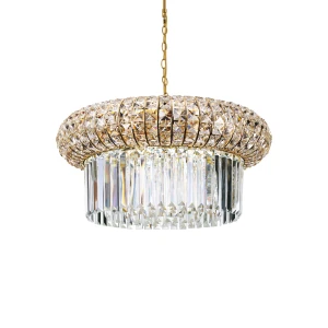 Lampa wisząca Ideal Lux NABUCCO SP12 złota 12xE14 wys.42cm
