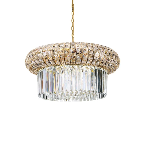 Lampa wisząca NABUCCO SP12 złota 12xE14 wys.42cm