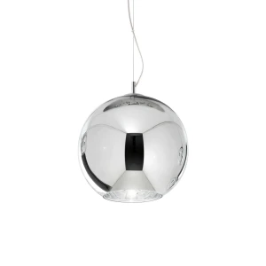 Lampa wisząca Ideal Lux NEMO SP1 D20 srebrna 1xE27 wys.24cm