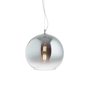 Lampa wisząca Ideal Lux NEMO SP1 D30 srebrna 1xE27 wys.32cm