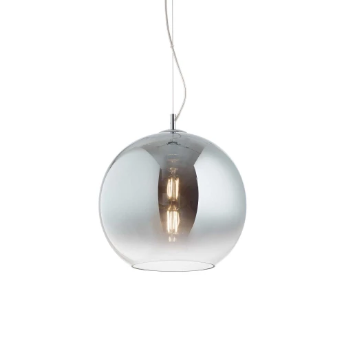 Lampa wisząca NEMO SP1 D30 srebrna 1xE27 wys.32cm