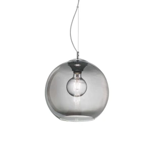 Lampa wisząca Ideal Lux NEMO SP1 D30 srebrna 1xE27 wys.32cm