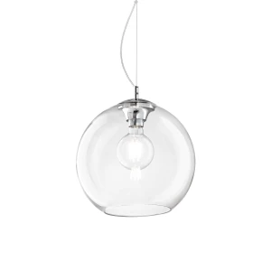 Lampa wisząca Ideal Lux NEMO SP1 D30 transparentna 1xE27 wys.32cm