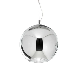 Lampa wisząca Ideal Lux NEMO SP1 D40 srebrna 1xE27 wys.43cm