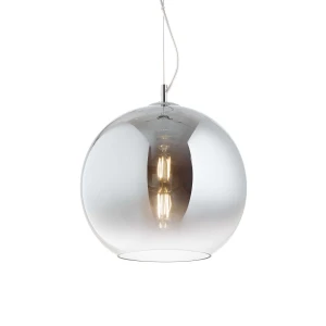 Lampa wisząca Ideal Lux NEMO SP1 D40 srebrna 1xE27 wys.43cm