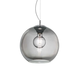Lampa wisząca Ideal Lux NEMO SP1 D40 srebrna 1xE27 wys.43cm