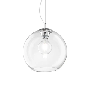 Lampa wisząca Ideal Lux NEMO SP1 D40 transparentna 1xE27 wys.43cm