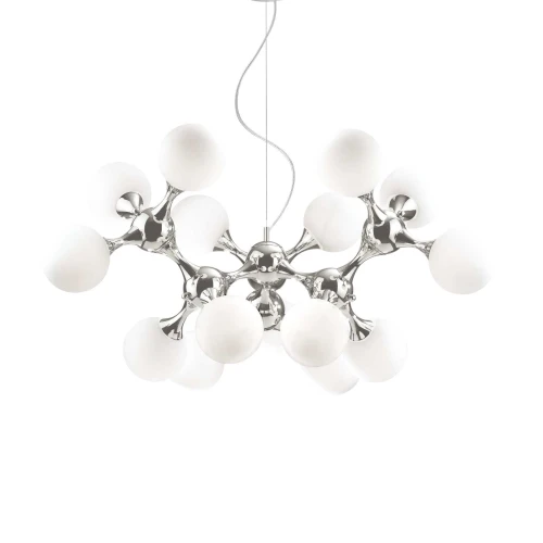 Lampa wisząca NODI SP15 biała 15xE14 wys.68cm