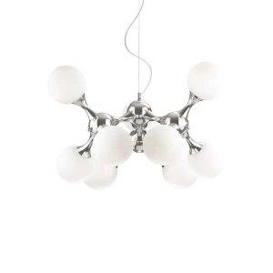 Lampa wisząca Ideal Lux NODI SP9 biała 9xE14 wys.53cm