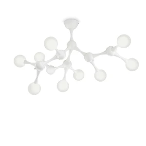 Plafon Ideal Lux NODINO PL9 biały 9xG9 szer.83cm