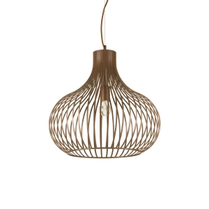 Lampa wisząca Ideal Lux ONION SP1 D48 brązowy wenge 1xE27 wys.50cm