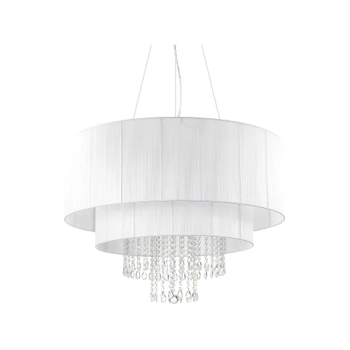 Lampa wisząca OPERA SP10 srebrna 10xE27 wys.83cm
