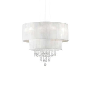 Lampa wisząca Ideal Lux OPERA SP4 srebrna 4xE27 wys.63cm