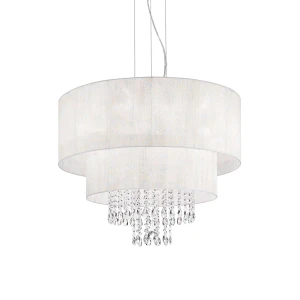 Lampa wisząca Ideal Lux OPERA SP6 biała 6xE27 wys.68cm