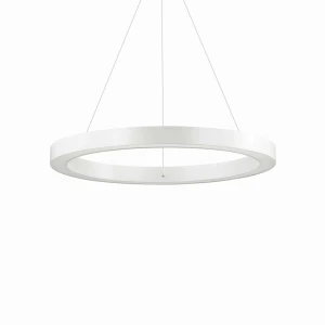 Lampa wisząca Ideal Lux ORACLE D60 ROUND biała 1xLED wys.10.5cm