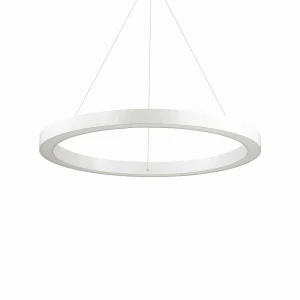 Lampa wisząca Ideal Lux ORACLE D70 ROUND biała 1xLED wys.10.5