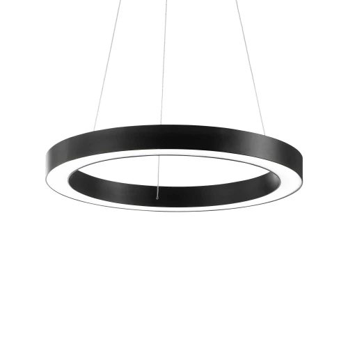 Lampa wisząca ORACLE D70 ROUND czarna 1xLED wys.10.5