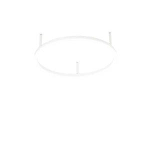 Plafon Ideal Lux ORACLE SLIM PL D050 ROUND 3000K ON-OFF biały LED szer.50cm