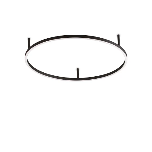 Plafon ORACLE SLIM PL D070 ROUND 3000K ON-OFF czarny LED szer.70cm