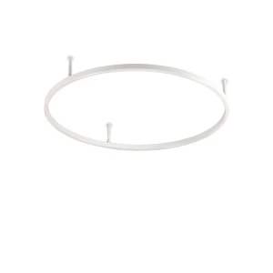 Plafon Ideal Lux ORACLE SLIM PL D070 ROUND 3000K ON-OFF biały LED szer.70cm