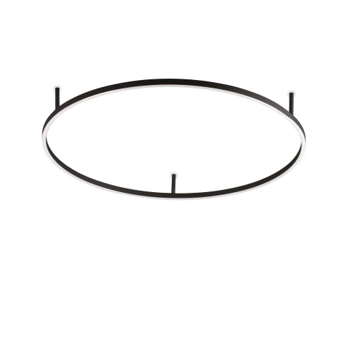 Plafon ORACLE SLIM PL D090 ROUND 3000K ON-OFF czarny LED szer.90cm