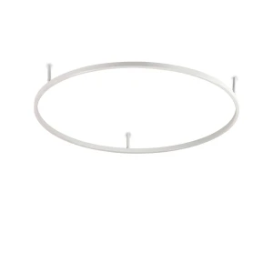 Plafon Ideal Lux ORACLE SLIM PL D090 ROUND 3000K ON-OFF biały LED szer.90cm