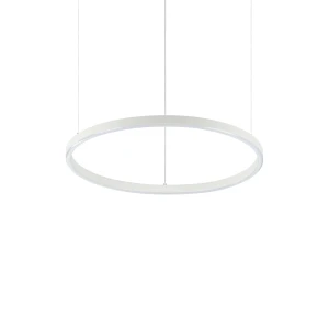 Lampa wisząca Ideal Lux ORACLE SLIM SP D050 ROUND 3000K ON-OFF WH biała 1xLED wys.9cm