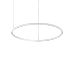 Lampa wisząca Ideal Lux ORACLE SLIM SP D070 ROUND 3000K ON-OFF WH biała 1xLED wys.9cm